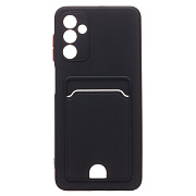 Чехол-накладка - SC315 с картхолдером для "Samsung SM-A047 Galaxy A04s" (black)