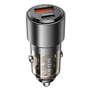 Адаптер Автомобильный Borofone BZ20A Smart 83W PD65W+QC3.0 USB/Type-C/5V/3A (black)