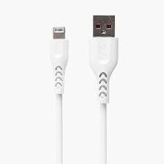 Кабель USB - Apple lightning SKYDOLPHIN S49L 15W 100см 3A  (white)