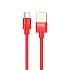 Кабель USB - Type-C Hoco U55 Outstanding 12W 120см 2,4A  (red)