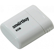 Флэш накопитель USB  8 Гб Smart Buy Lara (white)