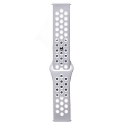 Ремешок - WB41 Sport N на кнопке Универсальный 20мм (gray/white)