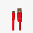 Кабель USB - micro USB Brera Black Diamond 7,5W 100см 1,5A  (red)