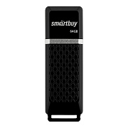 Флэш накопитель USB 64 Гб Smart Buy Quartz (black)