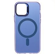 Чехол-накладка - SM025 SafeMag для "Apple iPhone 12/iPhone 12 Pro" (blue)