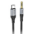 Кабель Type-C - 3.5mm Hoco UPA26  100см   (black)