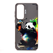 Чехол-накладка - SC335 для "Samsung Galaxy A55"  (панда) (grey) (232914)