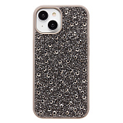 Чехол-накладка - PC096 POSH SHINE для "Apple iPhone 15" капли дождя (gray titanium) (237175)
