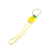 Шнурок - на руку силиконовый (yellow)