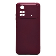 Чехол-накладка Activ Full Original Design для "Xiaomi Poco M4 Pro 4G" (bordo) (209839)
