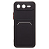 Чехол-накладка - SC337 с картхолдером для "Infinix Smart 10 Plus" (black) (240725)