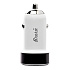Адаптер Автомобильный Brera CAU1-2A 1USB/5V/2A (white+black)