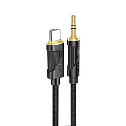 Кабель Type-C - 3.5mm Hoco UPA30  100см   (black)