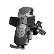 Держатель автомобильный Hoco зажим CA86 Davy в дефлектор (black)