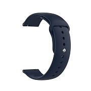 Ремешок - WB34 Sport Band силикон на кнопке Универсальный 22мм (dark blue)