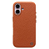 Чехол-накладка Cellis SM030 SafeMag для "Apple iPhone 16" Натуральная кожа зернистая (brown) (237477)