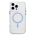 Чехол-накладка - SM041 SafeMag для "Apple iPhone 16 Pro Max" (transparent/blue) (243333)