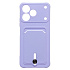 Чехол-накладка - SC304 с картхолдером для "Realme Note 80" (light violet) (245120)
