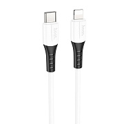 Кабель Type-C - Apple lightning Hoco X82 20W 100см 3A  (white)