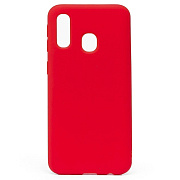 Чехол-накладка - SC162 для "Samsung SM-A405 Galaxy A40" (red)