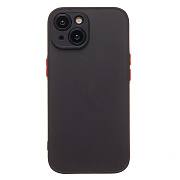 Чехол-накладка - PC041 для "Apple iPhone 15" (black/black)