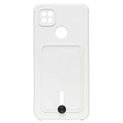 Чехол-накладка - SC304 с картхолдером для "Xiaomi Redmi 9C" (white) (208503)