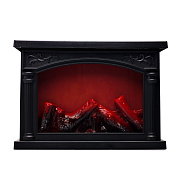 Ночник - Камин декоративный настольный (black)