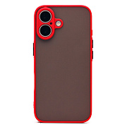 Чехол-накладка - PC041 для "Apple iPhone 16" (red) (234429)