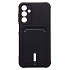 Чехол-накладка - SC304 с картхолдером для "Samsung Galaxy A15 5G" (black) (226203)