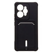 Чехол-накладка - SC304 с картхолдером для "Realme 15" (black)
