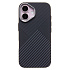 Чехол-накладка Luxo Creative PC  для "Apple iPhone 16" (122) (black)
