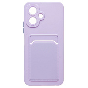Чехол-накладка - SC337 с картхолдером для "Infinix Smart 10" (light violet) (240687)