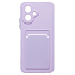 Чехол-накладка - SC337 с картхолдером для "Infinix Smart 10" (light violet) (240687)