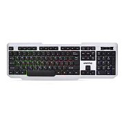 Клавиатура Smart Buy SBK-333U-WK ONE мембранная игровая с подсветкой USB (white/black)