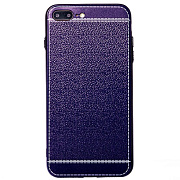 Чехол-накладка - имитация кожи для "Apple iPhone 7 Plus/iPhone 8 Plus" (violet) ..