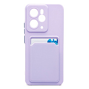 Чехол-накладка - SC337 с картхолдером для "Realme 14 5G Global" (light violet) (239779)