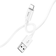 Кабель USB - Apple lightning Hoco X87 Magic 12W 100см 2,4A  (white)