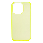 Чехол-накладка - PC079 для "Apple iPhone 14 Pro" (yellow)