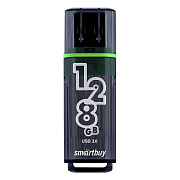 Флэш накопитель USB 128 Гб Smart Buy Glossy 3.0 (dark grey)