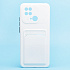 Чехол-накладка - SC315 с картхолдером для "Xiaomi Redmi 10C" (white)