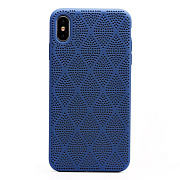 Чехол-накладка - SC119 для "Apple iPhone XS Max" (dark blue) ..