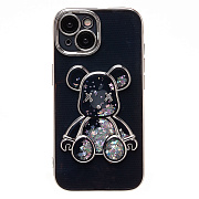 Чехол-накладка - SC329 для "Apple iPhone 15" (silver)