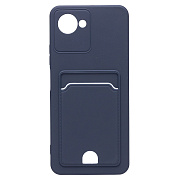Чехол-накладка - SC315 с картхолдером для "OPPO realme C30" (dark blue) (214446)