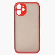 Чехол-накладка - PC041 для "Apple iPhone 12 mini" (red/black)