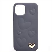 Чехол-накладка - SC319 для "Apple iPhone 12/iPhone 12 Pro" (grey) (215399)