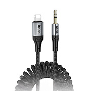 Кабель Lightning - 3.5mm Hoco UPA33A Nuevo  100см   (black)