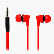 Проводные наушники внутриканальные Music Level ML-200 Jack 3,5  (red)