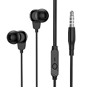 Проводные наушники с микрофоном внутриканальные Borofone BM64 Jack 3,5  (black)