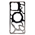 Чехол-накладка - SMZ03 Auspicious для "Apple iPhone 15 Pro Max" (titanium)