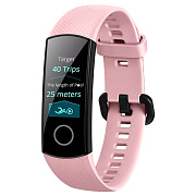 Ремешок Huawei Band 3/3 Pro пластик на пряжке (pink)